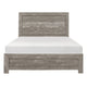 Queen Size Bedroom Set, Gray Finish, Panel Headboard, 3-Piece Set with Bed and Nightstand
