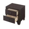 Queen Size Bedroom Set, Traditional Carved Wood Design, Brown Finish, 4-Piece Set with Bed, Nightstands and Dresser