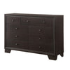 Queen Size Bedroom Set, Traditional Carved Wood Design, Brown Finish, 4-Piece Set with Bed, Nightstands and Dresser