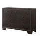 Queen Size Bedroom Set, Traditional Carved Wood Design, Brown Finish, 4-Piece Set with Bed, Nightstands and Dresser