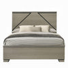 Queen Size Bedroom Set, Gray Finish, Panel Headboard, 4-Piece Set with Bed, 2 Nightstands and Dresser