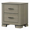 Queen Size Bedroom Set, Gray Finish, Panel Headboard, 4-Piece Set with Bed, 2 Nightstands and Dresser