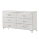 Queen Size Bedroom Set, White Finish, Storage Bed with Drawers, 4-Piece Set with Bed, 2 Nightstands and Dresser