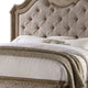 Queen Size Bedroom Set, Brown Finish, Storage Bed with Drawers, 2-Piece Set with Bed and Nightstand