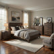 Full Size Bedroom Set, White Finish, 3-Piece Set with Bed and Two Nightstands