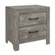 Full Size Bedroom Set, Gray Finish, 5-Piece Set with Bed, Nightstand, 2 Dressers and Mirror