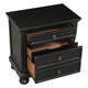 Queen Size Bedroom Set, Black Finish, Panel Headboard, 5-Piece Set with Bed, 2 Nightstands, Dresser and Chest