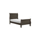 Full Size Bedroom Set, Gray Finish, 5-Piece Set with Bed, Dresser, Mirror, Chest and Nightstand