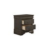 Full Size Bedroom Set, Gray Finish, 5-Piece Set with Bed, Dresser, Mirror, Chest and Nightstand