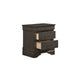 Full Size Bedroom Set, Gray Finish, 5-Piece Set with Bed, Dresser, Mirror, Chest and Nightstand