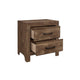 King Size Bedroom Set, Brown Finish, Panel Design, 5-Piece Set with Bed, 2 Nightstands, Dresser and Chest