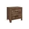 King Size Bedroom Set, Brown Finish, Panel Design, 5-Piece Set with Bed, 2 Nightstands, Dresser and Chest
