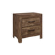 King Size Bedroom Set, Brown Finish, Panel Design, 5-Piece Set with Bed, 2 Nightstands, Dresser and Chest