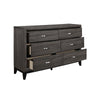 Queen Bedroom Set, Drawer Storage, Gray, 4 Piece Set with Nightstand, Dresser, and Chest