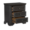 Queen Bedroom Set, Drawer Storage, Gray, 5 Piece Set with 2 Nightstands, Dresser, and Mirror