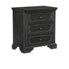 Queen Bedroom Set, Drawer Storage, Gray, 3 Piece Set with 2 Nightstands