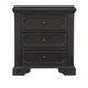 Queen Bedroom Set, Drawer Storage, Gray, 3 Piece Set with 2 Nightstands