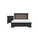 Queen Bedroom Set, Drawer Storage, Gray, 2 Piece Set with Nightstand