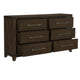 Queen Bedroom Set, Drawer Storage, Brown, Silver, 5 Piece Set with 2 Nightstands, Dresser, and Mirror