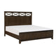 Queen Bedroom Set, Drawer Storage, Brown, 2 Piece Set with Nightstand