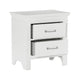 Queen Bedroom Set, Drawer Storage, White, 5 Piece Set with 2 Nightstands, Dresser, and Mirror