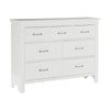 Queen Bedroom Set, Drawer Storage, White, 4 Piece Set with 2 Nightstands and Dresser