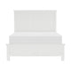 Queen Bedroom Set, Drawer Storage, White, 2 Piece Set with Nightstand