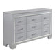 Queen Bedroom Set, Drawer Storage, Gray, 5 Piece Set with 2 Nightstands, Dresser, and Chest