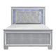 Queen Bedroom Set, Drawer Storage, Gray, 3 Piece Set with 2 Nightstands