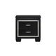 Queen Bedroom Set, Drawer Storage, Black, 3 Piece Set with 2 Nightstands