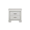 California King Bedroom Set, Drawer Storage, White, 3 Piece Set with 2 Nightstands