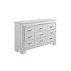 California King Bedroom Set, Drawer Storage, White, 4 Piece Set with 2 Nightstands and Dresser