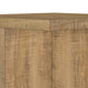 Chet Square End Table with Open Cube Base | Distressed Mango Wood 24"