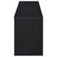 Winie TV St& Media Console | 2 Doors & Drawers | Black Wood 78"