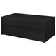 Knax Lift-Top Coffee Table with Hidden Storage & Drawers | Black Wood