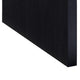 Maxy Rectangular Coffee Table with Slab-Style Base | Black Wood 54"