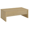 Kerra Lift-Top Coffee Table with Hidden Storage | Light Oak Wood 47"