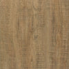 Kerra Square Accent Side End Table | U-Shape Frame | Brown Wood 24"