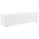 Siena TV St& Media Console with 2 Drawers | White High Gloss Wood 71"