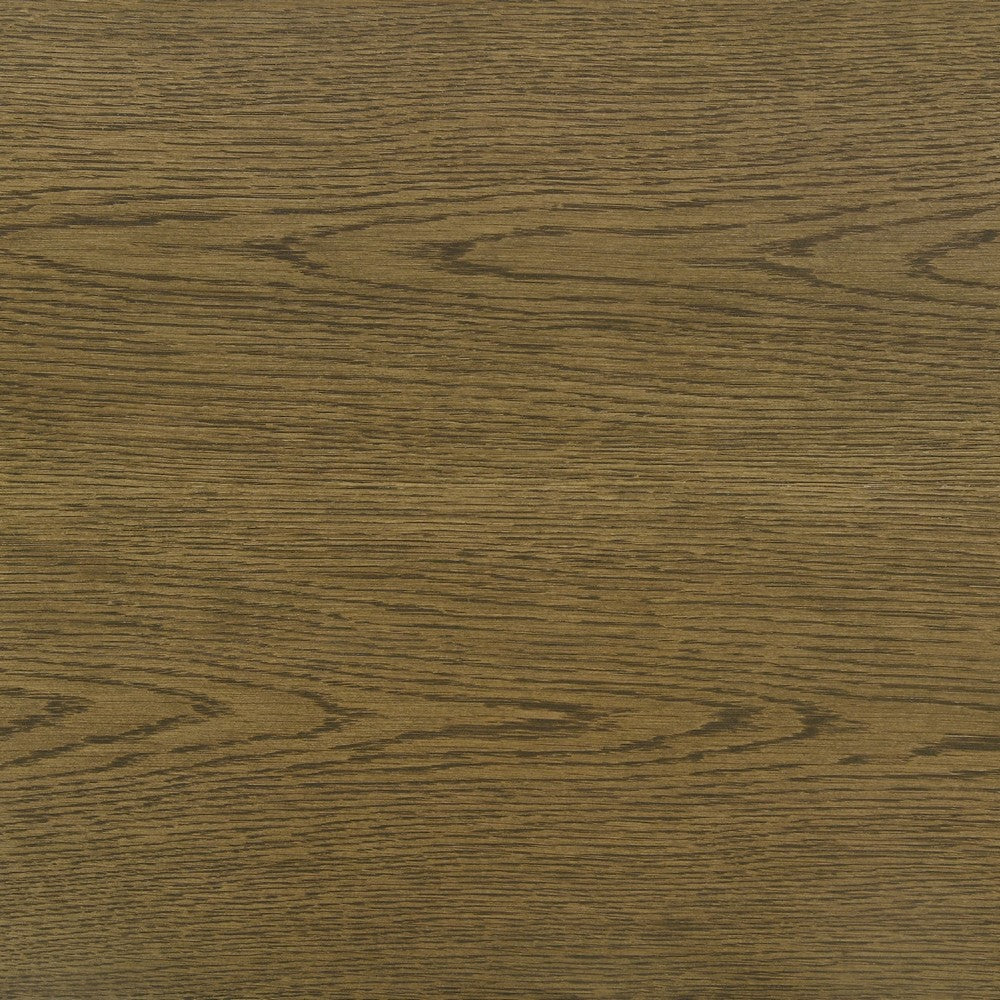 Givy Square Accent Side End Table | Pillar-Style Legs | Brown Oak 22"