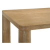 Givy Cocktail Coffee Table | Pillar-Style Legs | Light Oak Wood 47"