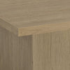 Darla Square Cocktail Coffee Table | Pedestal Base | Brown Wood 36"