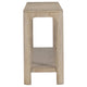 Pira Console Table with Open Shelf | Curved Legs | Mango Finish Wood 64"