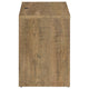 Park Nightst& | 2 Drawers | LED Light & USB Ports | Mango Brown Finish