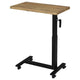 Park C-Shape Mobile Overbed Table | Steel Base | Mango Brown 28-40"
