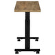 Park C-Shape Mobile Overbed Table | Steel Base | Mango Brown 28-40"