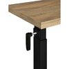 Park C-Shape Mobile Overbed Table | Steel Base | Mango Brown 28-40"