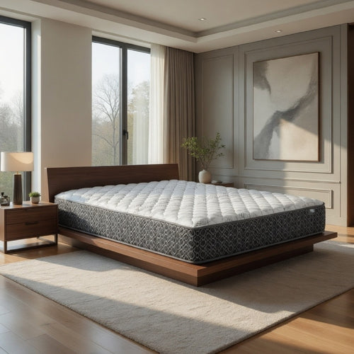 Ayes Hybrid Queen Mattress | Tight Top | Tencel Blend Cover | White 11"