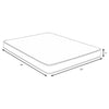 Nyon Full Mattress | Quilted Foam Core | Tight Top | White Bamboo Cover 7"