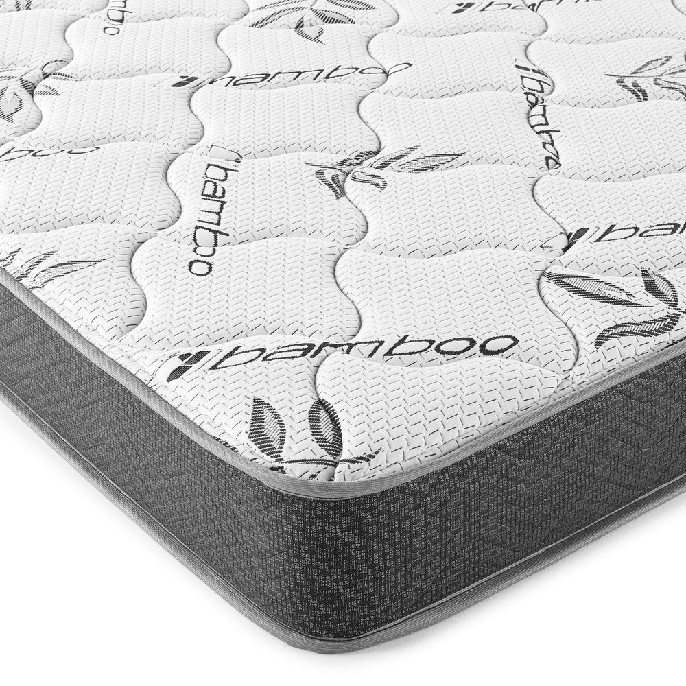 Nyon Queen Mattress | Quilted Foam Core | Tight Top | White Bamboo Cover 7"